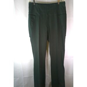 Women w Control Tall Prime Stretch Le Petite Denim Flair Pants Womens Size LT